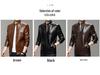 Men's Casual Autumn Leather Jacket - Middle-aged Plus Velvet Thick Style