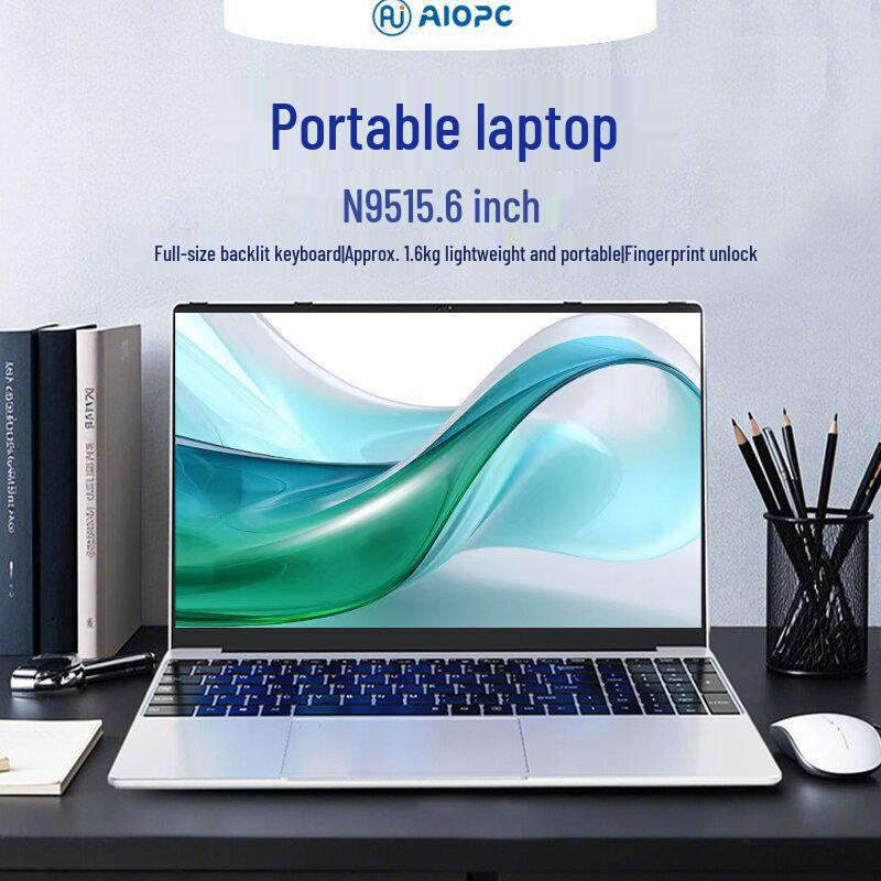 

Advanced 15.6 N95 Laptop with Customization Options 8GB RAM + 128GB SSD + Fingerprint Unlock