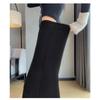 Women Corduroy Skirt High Waist Autumn Winter Knitted A Line Flowy Elegant Skirts