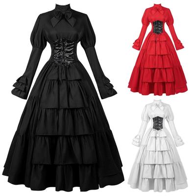 Damen Hof Retro Tanzaufführungskostüme, Damen Abendkleider, Kleider, Aufführungskostüme