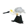 Black Faced Spoonbill Figurine, Animal Statue Toy, Realistic Bird Model Sculpture for Ages 3+