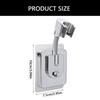 Adjustable Angle Shower Head Holder No Drilling Wall Mounted Strong Adhesive Shower Bracket for Bathroom Universal Fit