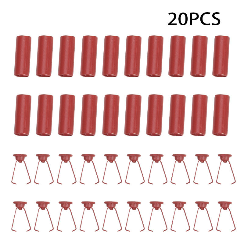 20PCS Practical Shoe Lace Ends Tip Hat Drawstring Fixing Buckle Mutli-Purpose Shoelace Replacement Heads for Shoes, Jackets