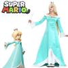 Rosalina Cosplay Kleid Aus Super Mario Galaxy Komplettes Set Mit Krone