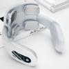 Intelligenter Nackenmassagegerät 4-Kopf-Kneten TENS-Impuls mit Wärmetherapie, USB-wiederaufladbar Smart Cervical Relax für Schulter & Nacken, Unisex 6 Modi