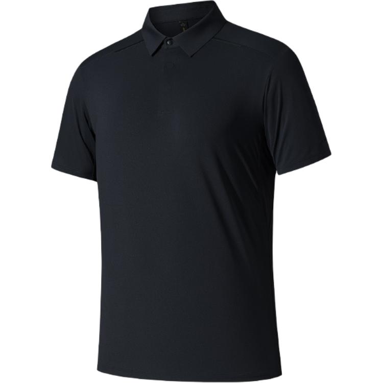 

Anta Champion All-Weather Series Sports Casual Simple Pullover Short Sleeve Polo Shirt Men Polo Shirts Basic-Black 152520140-4 S