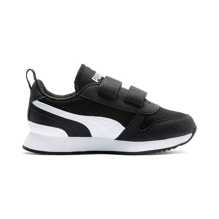 Puma R78 Kleinkind Schwarz Weiß Kinder Sneaker 373617-01