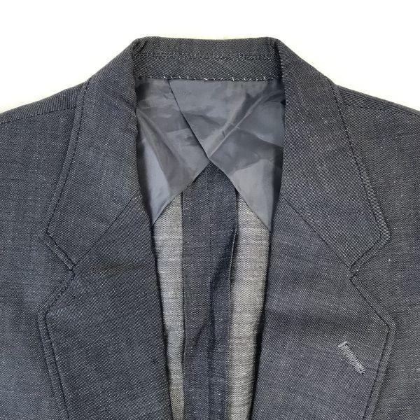 Japan Pierre Cardin Linen Blend Summer Tailored Jacket Men 90A4 Gray(USED)