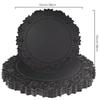 Anti-Slip Table Placemats Round Shape Faux Leather Placemats Embossed Placemats  Dining Table
