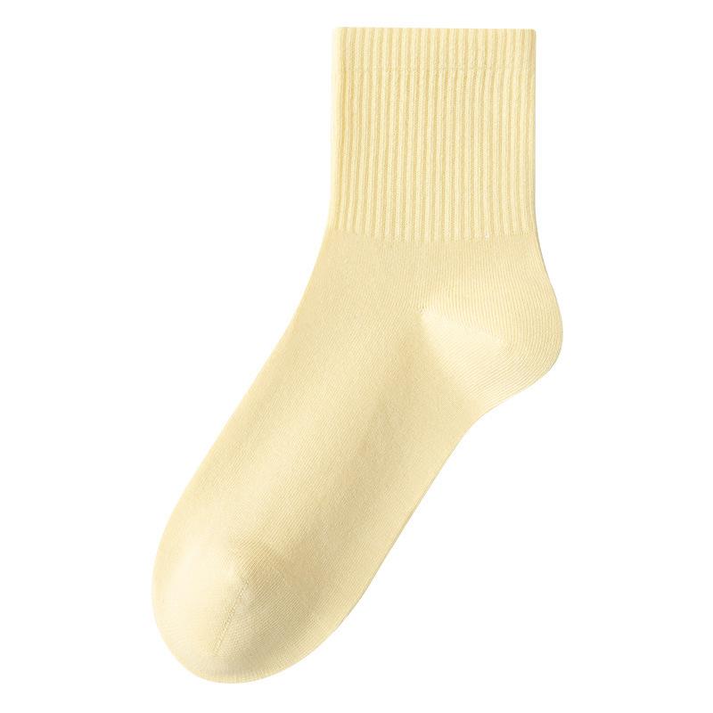 Female Autumn and Winter Pure Cotton 7A Antibacterial All Kinds of Anti Odor Boneless Month Socks