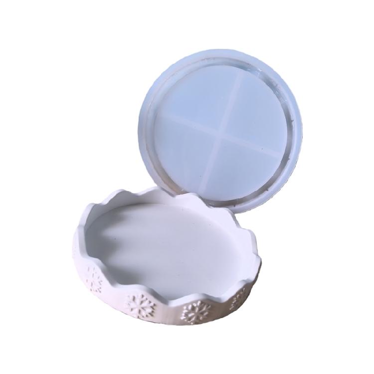 Jul-tema Silikon Hantverksform Bakplåt Livsmedelssäkra Material för Tillverkning av Resin Art Choklad Juldekorationer