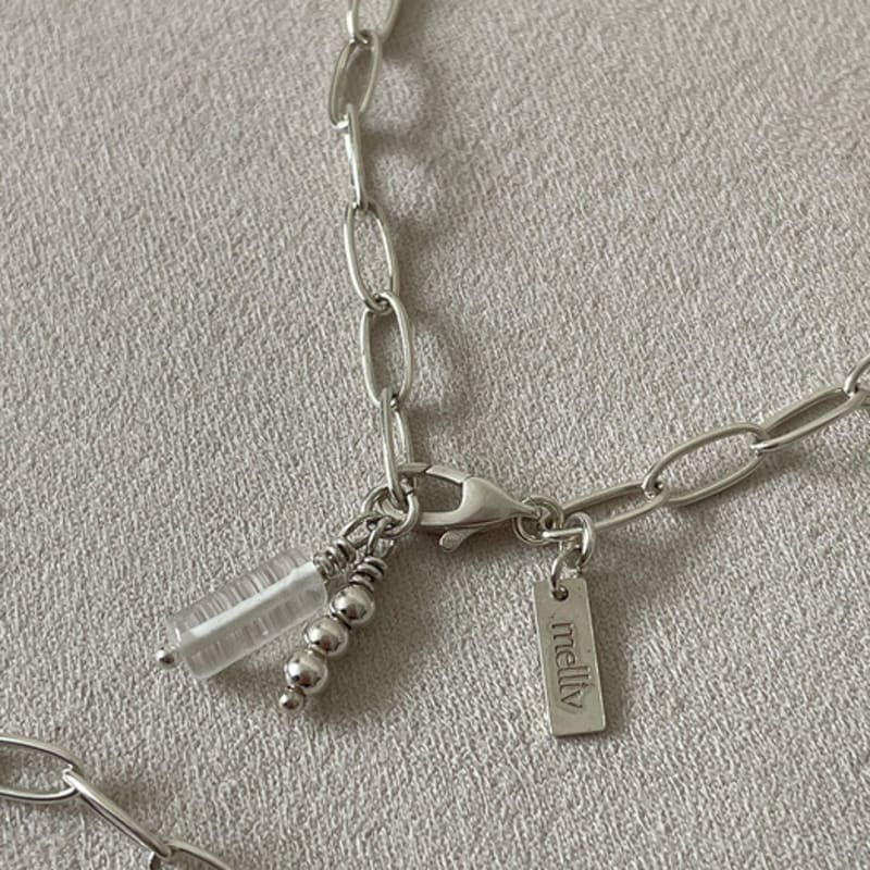 Melliv Silver Gemstone Chain Bracelet_mvb13