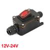 Inline napájecí kabel 110V-220V 12V-24V Námořní kolébkový spínač Zapnuto Vypnuto Vodotěsná propojovací skříňka IP67 20A Vysokoproudý konektor Venkovní