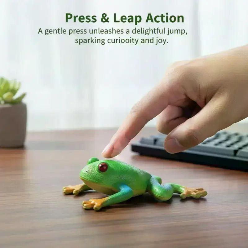 Soft Rubber Particles Pinch Frog Toy Sensory Realistic Simulation Game Stress Relieving Prank Funny Childrens Holiday Gift