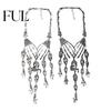Rock Music Festival Necklace Skeleton Hand Skull Necklace, Gothic Choker Vintage Unique Charm Jewelry Punk for Women Halloween Outfit, Goth-Themed