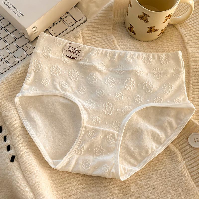5A Antibacterial Baby Cotton Skin Friendly High Waisted Underwear Comfortable Underwear Cotton Triangle Panties