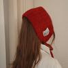Căciuli groase de lână cu bentiță, Stil coreean, Calde, Acoperitori de urechi tricotate, Bandă de iarnă