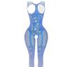 Fluorescent Body Stockings Glows In the Dark for Approximately 5 Hours UV and Blacklight Resistant Highly Stretchable Mesh Fits XS To 2XL Perfect for