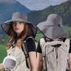 Summer Outdoor Sun Hat With Wide Brim And Neck Shield For Men Women