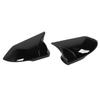 1 Pair Rearview Mirror Cap Gloss Black Side Mirror Cover Housing Replacement for Elantra CN7 2021 To 2023