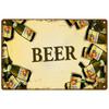 Mfoever Tin Sign Vintage Hertog Jan La Chouffe Beer Themed Metal Tin Sign Retro Belgian Brewery Wall Art Decor for Bar Pub Man Cave Rustic Iron P