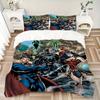 3pcs Superman, Justice League Cover Set,Soft Comfortable Duvet Cover,Guest Room (1*Duvet Cover + 2*Pillowcases, Without Core) yy251024030