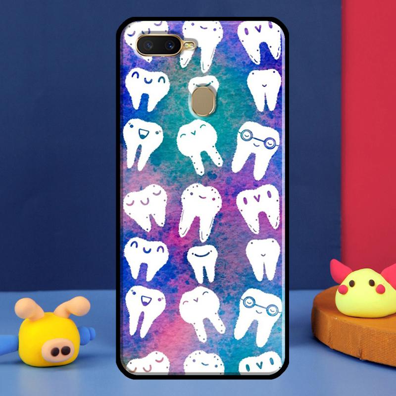 Dentist Dental Dent Tooth For Oppo A54 A57 S A78 A58 A98 A5 A9 A91 A15 A16 A17 A52 A72 A76 A96 A74 A94 A77 Phone Case