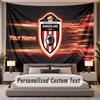 Custom Name Text Tapestry Sunderland FC Personalized Polyester Wall Tapestry For Bedroom And Room