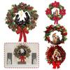Christmas Exquisite New Garland Hanging Wreath Door Indoor Outdoor Tree Xmas