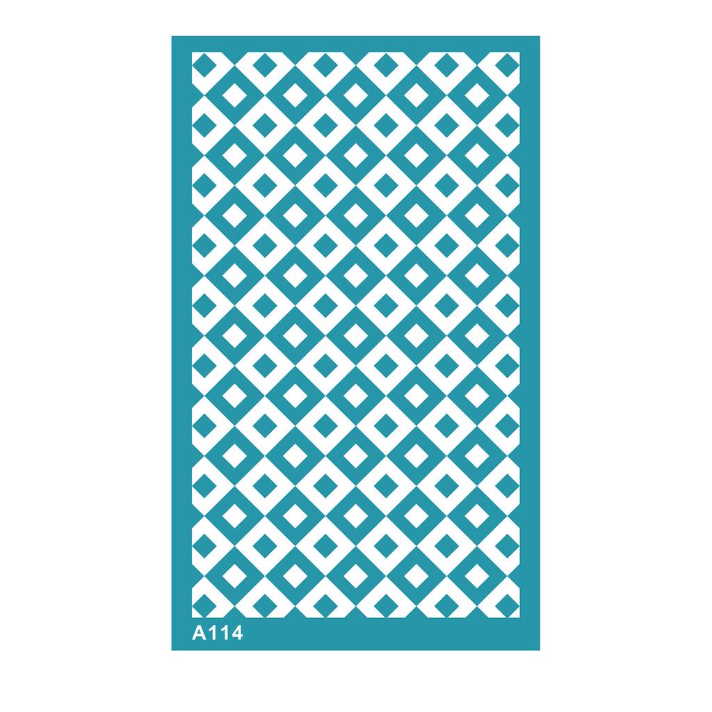 Clay Stencils Flower Style Non-Adhesive Silk Screen Printing Stencils Reusable Mesh-Stencils Transfer for Earring Making