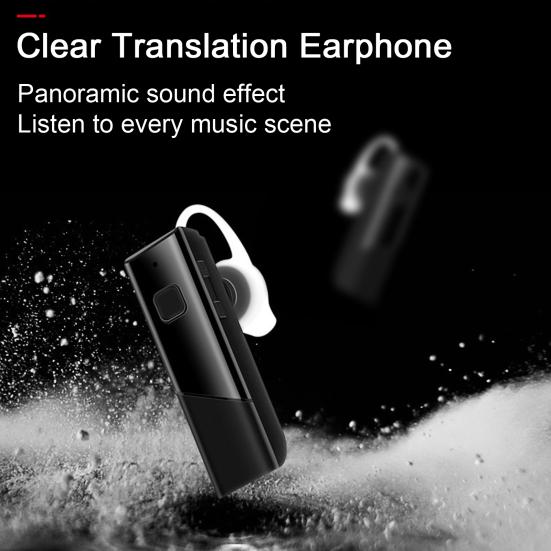 Wireless Earphone Bluetooth-compatible 5.0 Waterproof Ergonomic Noise Canceling Business Sports Running Earbuds Headphone Earpiece with Earhook