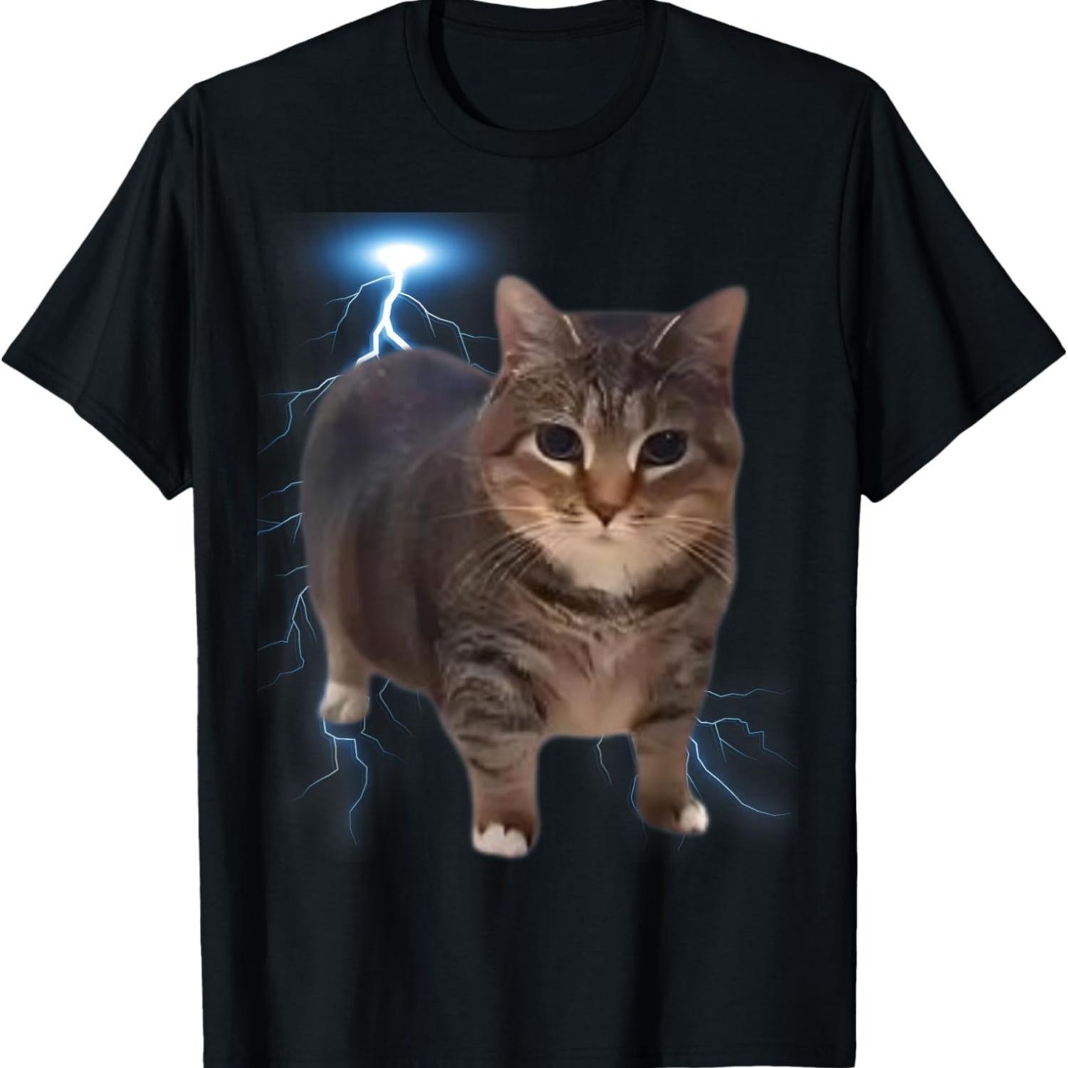 Cat Meme Funny Memes Internet Memes Oddly Specific Memes Men T-Shirt S