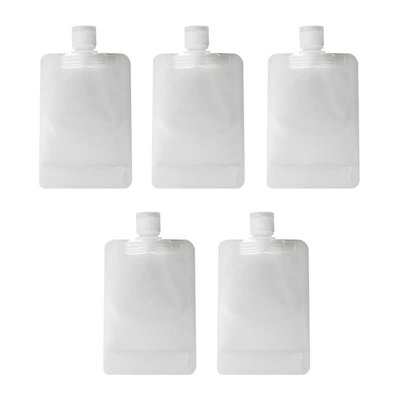 

[Spleno] travel bottle pouch container small container set of 5 30mml 50mml 100mml for travel refill travel supplies portable mini bottle disposable