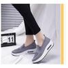 Women's Sports Shoes with Thick Sole and Air Cushion, Casual Shoes with Mesh Surface, Stepping on One Foot To Increase Height, Walking Shoes for Women
