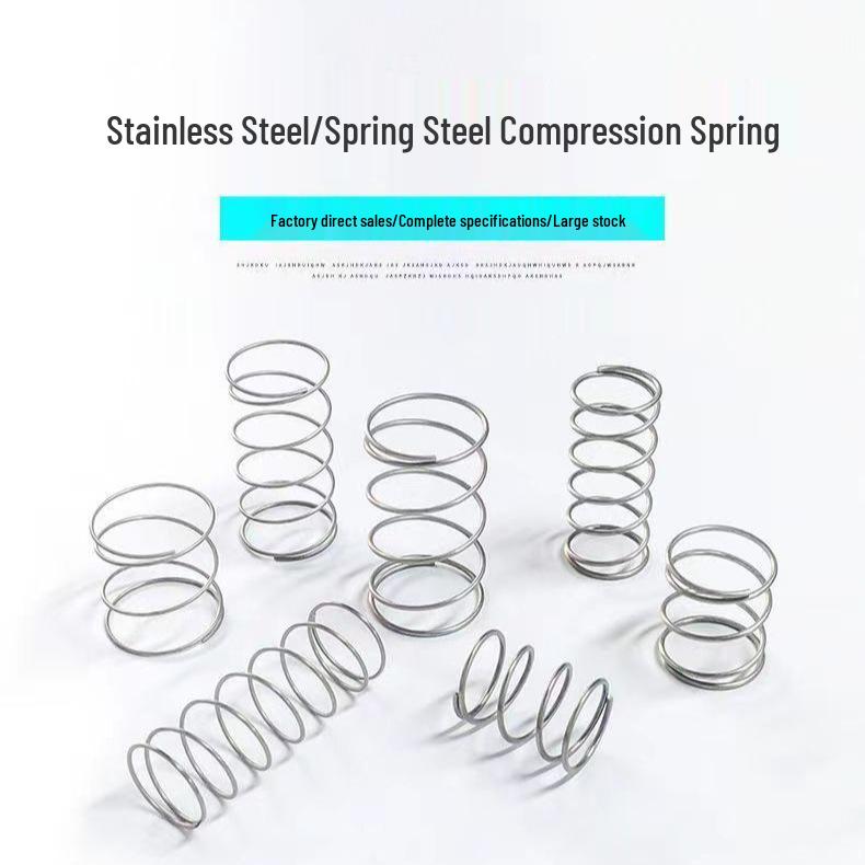 Sprężyna ściskana ze stali nierdzewnej 304 o wysokiej sprężystości