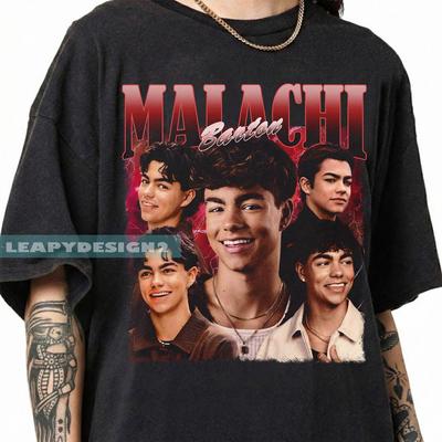 Camiseta Gráfica Malachi Barton Bootleg, Camiseta de Fã de Celebridade Retrô