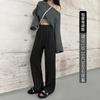 Nettext Suit Pants Women's Spring and Autumn New Mopping High-waisted Wide-leg Pants Drape Casual Straight Narrow Version Small Pants
