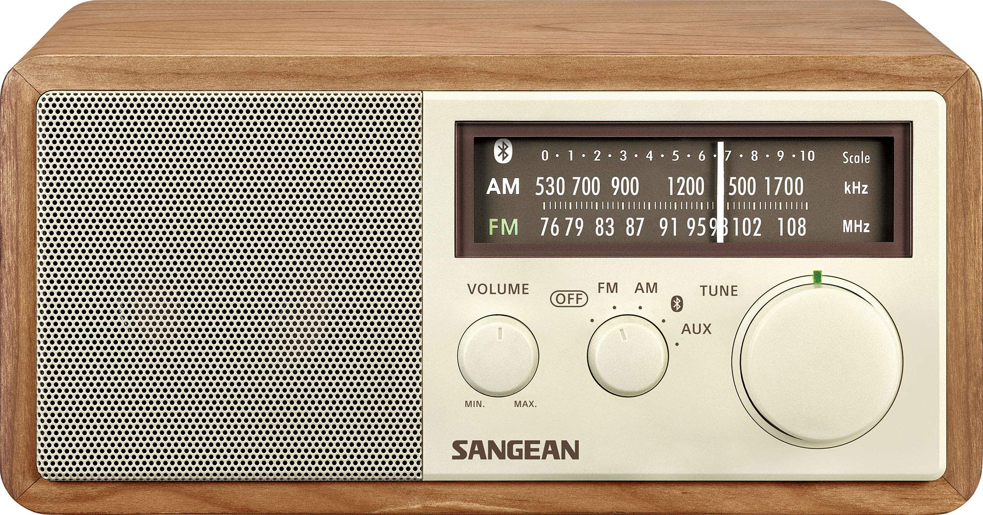 

SANGEAN Радіо сумісна Bluetooth колонка Cherry FM/AM WR-302 [Bluetooth сумісна] Вишня