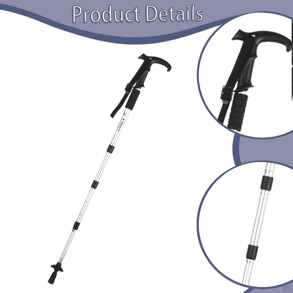 Hiking Poles Adjustable Portable Walking Cane for Backpacking