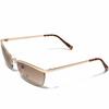 Gold x Brown HF Fashion Glasses Clear Colored UV Popular [Berkuto] (Non-prescription) Stylish, Round, Lenses, Lenses, Small, Large, Lightweight,