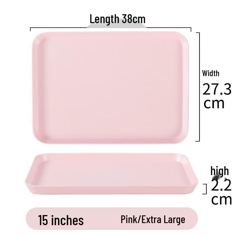 Nordic Style Melamine Rectangular Serving Tray