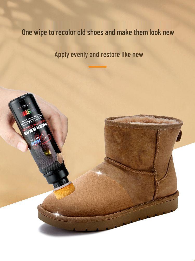 Black Suede Shoe Restoration and Care Liquid Cleanser