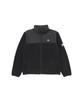 LOGOS PARK Men's Warm Nylon Fleece Jacket with Pockets, Stand-Up Pants, Black (Size L), E-Commerce Exclusive
