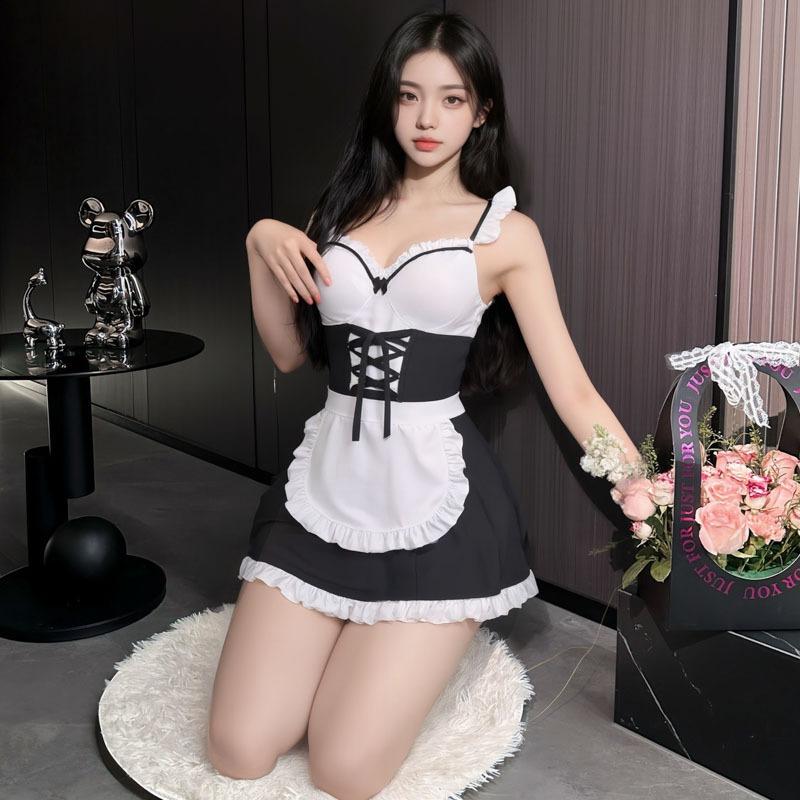 New Sexy Uniform Seduction Two-dimensional Maid Uniform Cosplay Free Maid Outfit 1