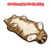 Absorbent Cat Shaped Rug Soft Surface Cat Shaped Carpet Cute Animal Print Rug  Bedroom Decor