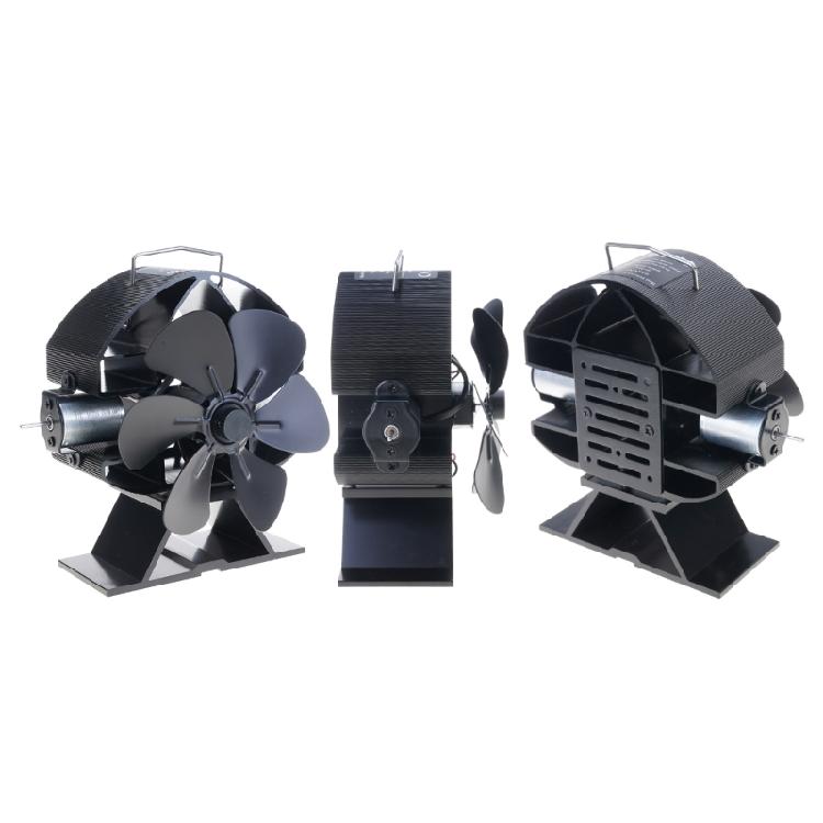 Heat Powered Stove Fan Heat Circulation Fan for Wood Stove No Batteries Required