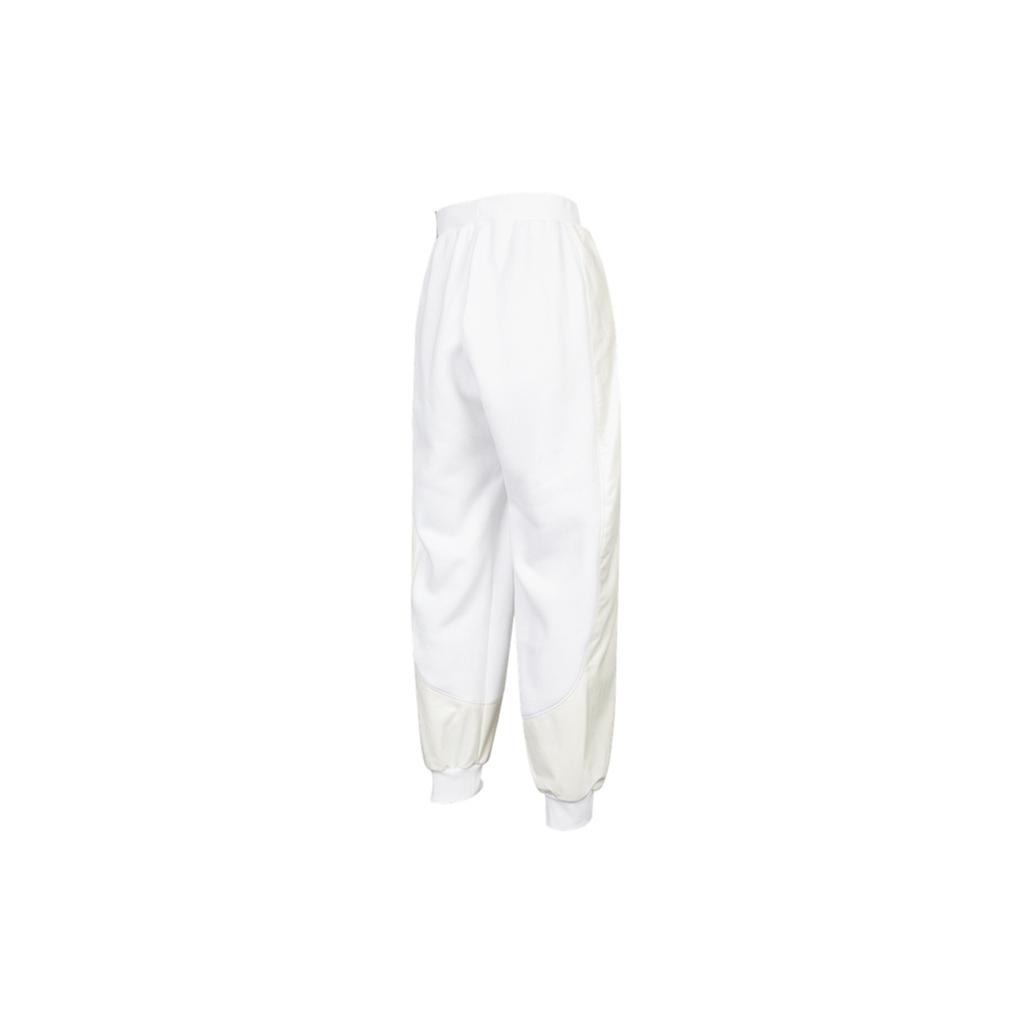 Nike Casual Cuffed Fleece Lined Knitted Fabric Pants Sweatpants Women's White DD5130-100