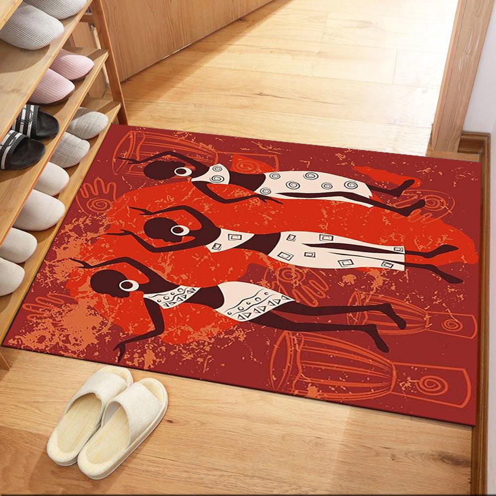 African Cultural Heritage Floor Mats for Living Room, Bedroom and Room Decoration Are Suitable for Gifts.