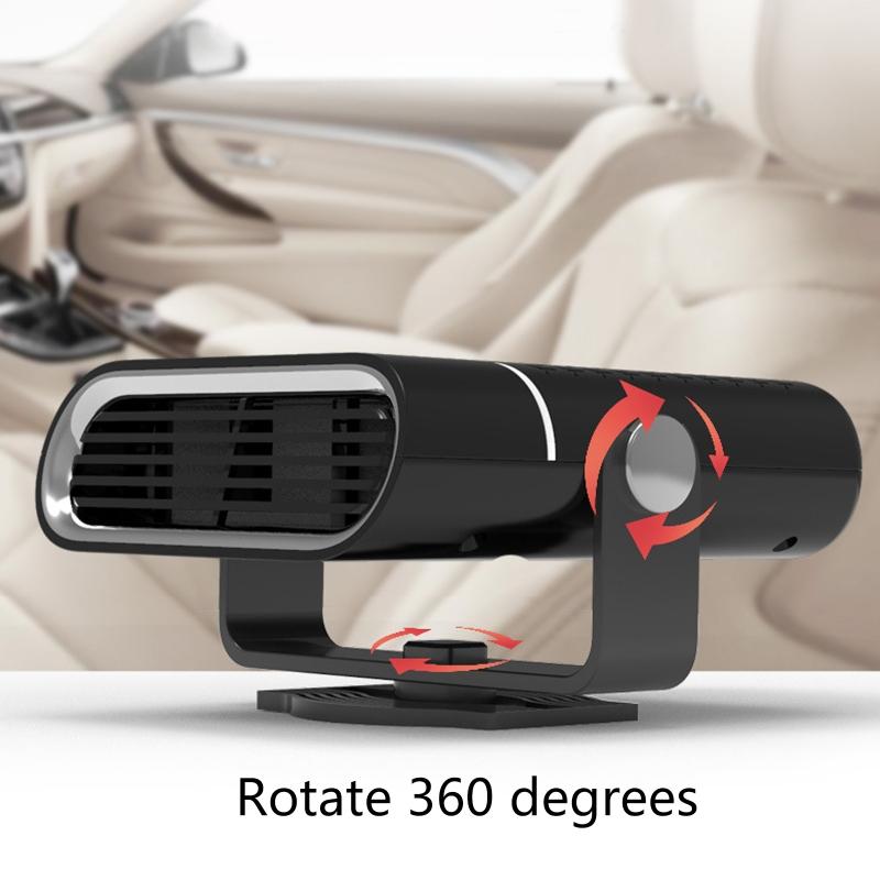 Car Heater Electric Heating Fan 12/24V Windshield Defogging Demister Defroster Car Interior Heating Machine