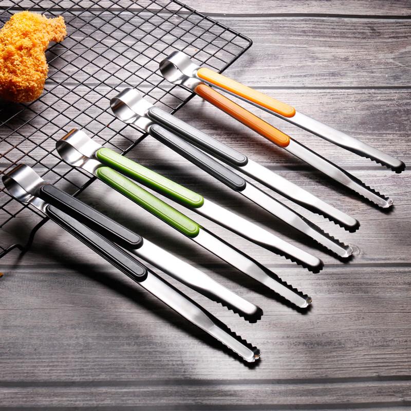Thickened Stainless Steel Korean BBQ Tongs